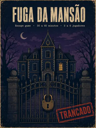 Capa da Fuga da Mansão